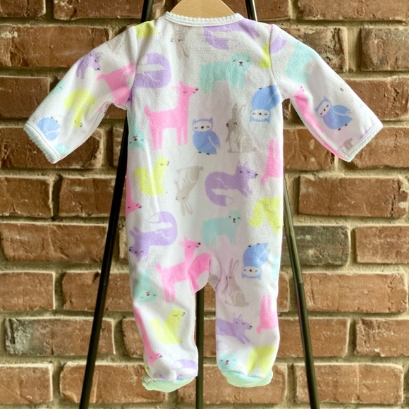 3M Like New! Carter’s Fleece Sleeper - Picture 2 of 3